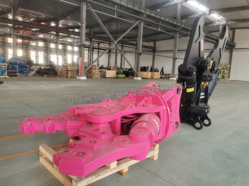 secondary crusher concrete 6-9ton excavator