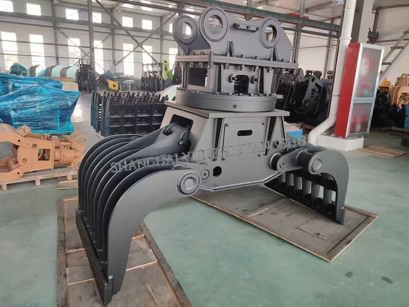 hydraulic sorting grab JSSG2200 skeleton grapple JSSG2200 for 18-26ton excavator
